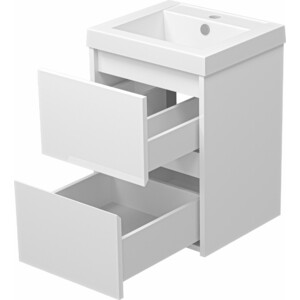 Тумба под раковину Misty Алиса 40 подвесная, белая (Э-Али01040-011П2Я)