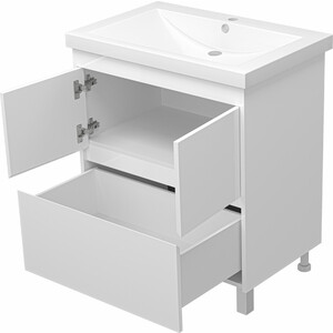 Тумба под раковину Misty Алиса 75 белая (Э-Али01075-0112Я)