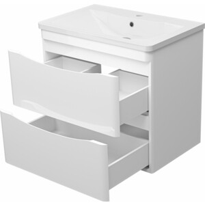 Тумба под раковину Misty Атлантик 70 подвесная, белая (П-Атл-01070-011П2Я)