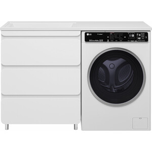 Тумба под раковину Misty Чегет 70 под стиральную машину, белая (П-Чег-01070-01Н3Я)