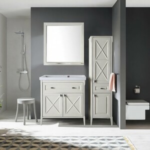 Тумба под раковину ASB-woodline Монте 80 благородный бежевый (10791)