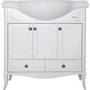 Тумба под раковину ASB-woodline Салерно 80 белая (9696)