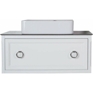 Тумба под раковину ASB-woodline Рома 100С белая (10854)