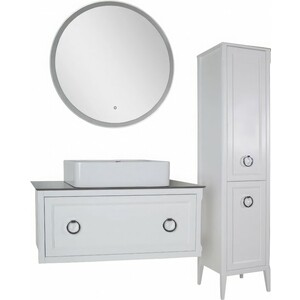 Тумба под раковину ASB-woodline Рома 100С белая (10854)