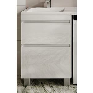 Тумба под раковину Style line Даллас Леон 58 (120) напольная, белая (СС-00002438)