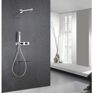 Душевая система Abber Rund с термостатом, встраиваемая, хром (AF8750)