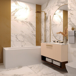 Акриловая ванна Lavinia Boho Catani 160х80 правая, с каркасом (S1-3712160R)