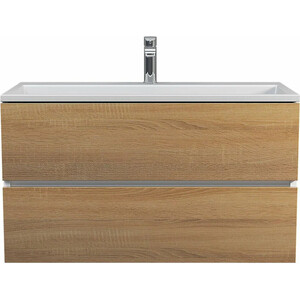 Тумба под раковину Uperwood Barsa 90 белая/дуб сонома (2937205251)