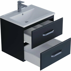 Тумба под раковину Uperwood Foster 60 черная (291020515)