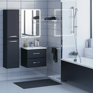 Тумба под раковину Uperwood Foster 60 черная (291020515)