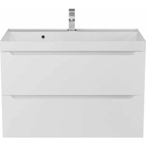 Тумба под раковину Uperwood Tanos 80 подвесная, белая матовая (291020244)