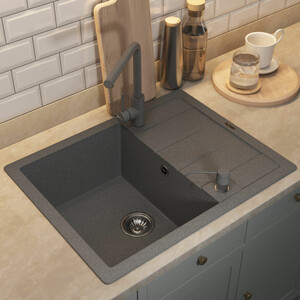 Кухонная мойка Uperwood Quartz Premium UPD-03-03 серая