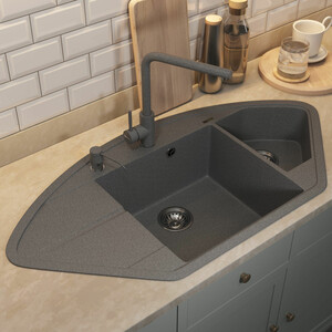 Кухонная мойка Uperwood Quartz Premium UPD-06-03 серая