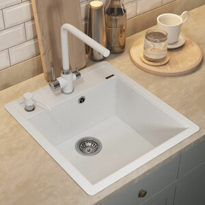 Кухонная мойка Uperwood Quartz Premium UPD-07-01 белая