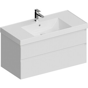 Тумба под раковину Kerama Marazzi Cubo 100 белая (CUB.100.2\WHT.M)