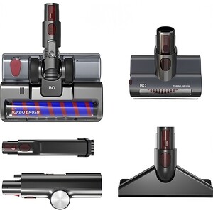 Пылесос вертикальный беспроводной BQ VCA1000W Grey-Red