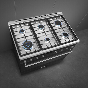 Комбинированная плита Smeg C9GMMB2