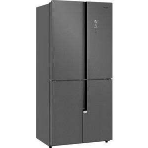 Холодильник Weissgauff WCD 450 Bru Steel Glass NoFrost Inverter