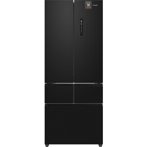 Холодильник Weissgauff WFD 450 Built-in Inverter NoFrost Dark Inox