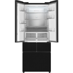 Холодильник Weissgauff WFD 450 Built-in Inverter NoFrost Dark Inox