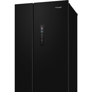Холодильник Weissgauff WFD 450 Built-in Inverter NoFrost Dark Inox