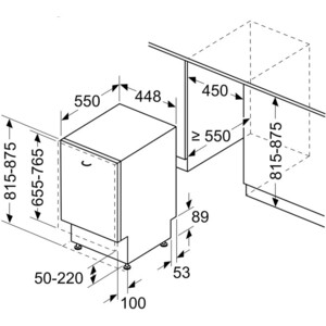 Встраиваемая посудомоечная машина Siemens SR95YX04ME