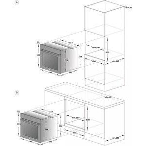 Электрический духовой шкаф Haier HOQ-F6QAN3GB