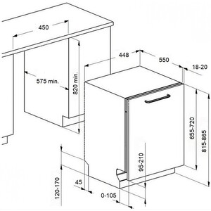 Встраиваемая посудомоечная машина MAUNFELD MLP-082D Light Beam