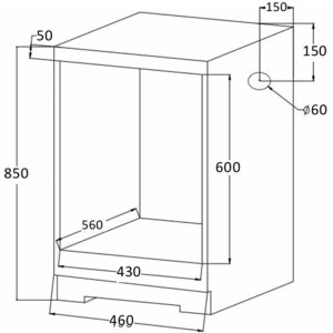 Электрический духовой шкаф Meferi MEO457BK COMFORT