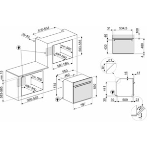 Электрический духовой шкаф Smeg SO6302M2N