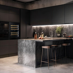 Встараиваемый винный шкаф Dunavox DVN-44.120DB.TO