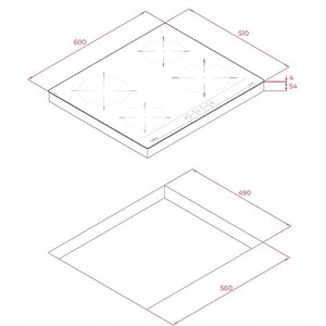 Индукционная варочная панель Teka IBC 64000 TTC Black