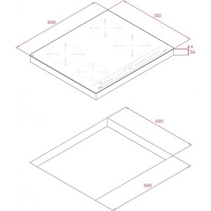 Индукционная варочная панель Teka IBC 64010 MSS Black