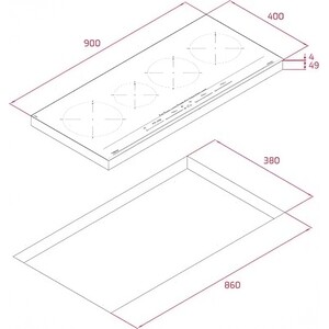 Индукционная варочная панель Teka IZC 94620 MST Black