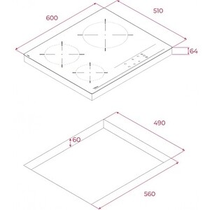 Электрическая варочная панель Teka TBC 63632 TTC BLACK