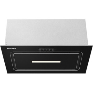 Вытяжка встраиваемая Weissgauff Aura 456 PB Black Glass