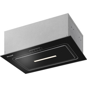 Вытяжка встраиваемая Weissgauff Aura 456 PB Black Glass
