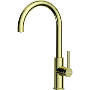 Смеситель для кухни Omoikiri Okawa 2 Plus-LG с подключением фильтра, светлое золото (4994552)