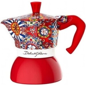 Кофеварка гейзерная Bialetti Mokka Express Induktion 2-Tassen Dolce & Gabanna 5337