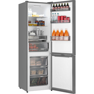 Холодильник Weissgauff WRK 2000 Total NoFrost Inverter Beige Glass