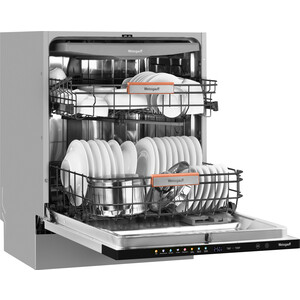 Встраиваемая посудомоечная машина Weissgauff BDW 6038 Touch Inverter Autoopen Infolight