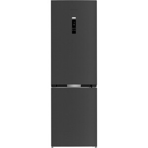 Холодильник Grundig GKPN66930FXD, No Frost, серебристый/темно-серый