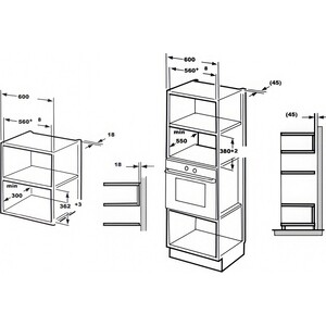 Встраиваемая микроволновая печь Schaub Lorenz SLM EY22D