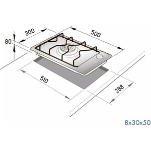 Газовая варочная панель DeLonghi I 23/1 ASV CD