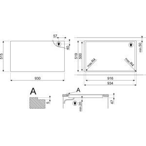 Индукционная варочная панель Smeg SIA1963DG