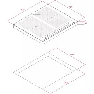 Индукционная варочная панель Teka IZF 64440 MSP Black