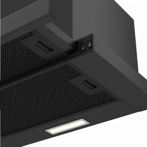 Вытяжка встраиваемая Elikor Slide Glass 50П-1000 черный/черный