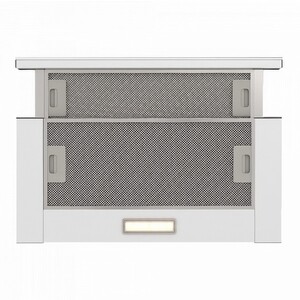 Вытяжка встраиваемая Elikor Slide Glass 60П-1000 белый/белый