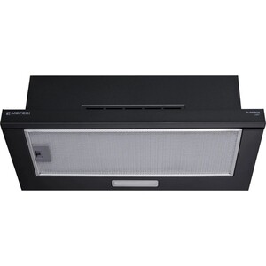 Вытяжка встраиваемая Meferi SLIDEBOX60BK LIGHT