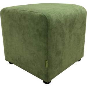 Пуф Мягкий офис Классик микровельвет зеленый